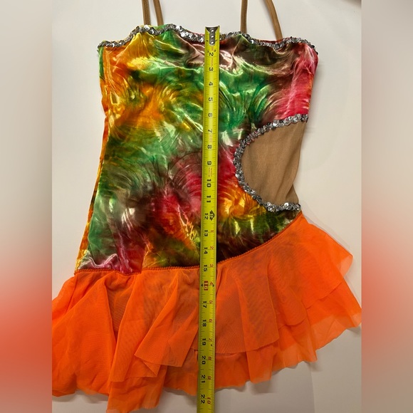 Vibrant colorful jazz dance costume by Shoe off - Picture 4 of 8